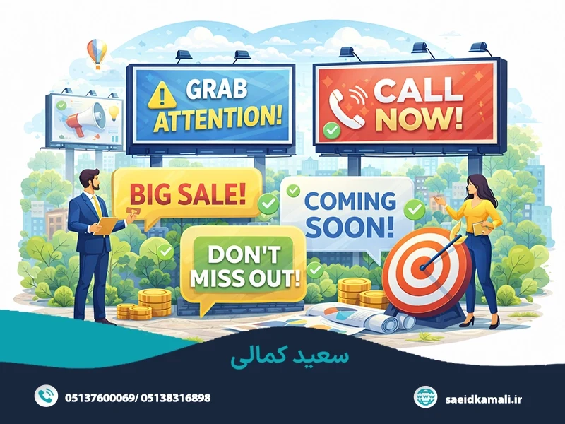 بهترین عبارات برای تبلیغات محیطی کدامند؟